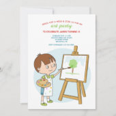 Het leren aan de Uitnodiging van de Verf (Voorkant)