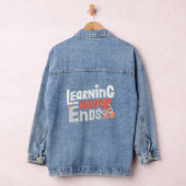Het leren eindigt nooit denim jacket (Hangar)