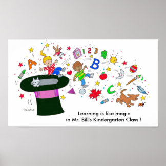 Het leren is zoals Magisch door Vera Trembach Poster