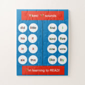 Het leren om Reeks te lezen, Geluiden van "I" Legpuzzel (Verticaal)