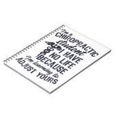 Het leren om Uw Leven aan te passen, Chiropractor Notitieboek (Linkerzijde)