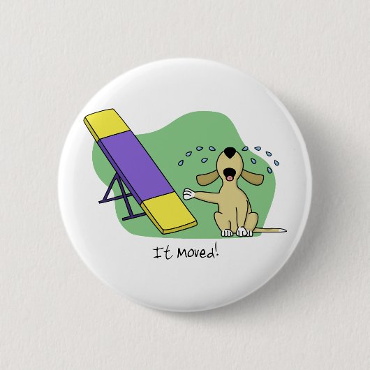 Het leren van de Agility van de Teeter Ronde Button 5,7 Cm (Voorkant)