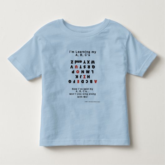 Het leren van mijn ABC's (Y.U. Little Genius) Kinder Shirts (Voorkant)
