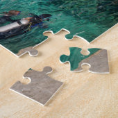 Het leren van Scuba duiken, Cozumel Mexico Legpuzzel (Zijkant)