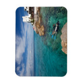 Het leren van Scuba duiken, Cozumel Mexico Magneet (Verticaal)