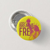 Het leren van Vrije Breedte Ronde Button 3,2 Cm (Voorkant /achterkant)