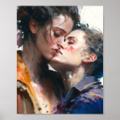 Het lesbische Poster voor kleurrijke schilderijen (Voorkant)