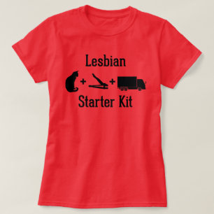 Het lesbische startpakket t-shirt