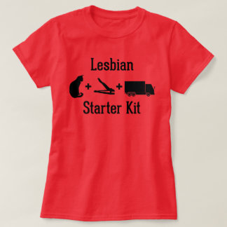 Het lesbische startpakket t-shirt