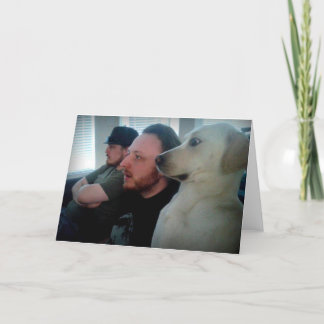 Het Letten op van de hond met Vrienden Kaart