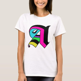 Het letter “A” T-shirt