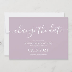 Het Letteren van het Manuscript van de Lavender re Save The Date