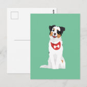 Het leuke Australische Puppy van de Herder met Briefkaart (Voorkant / Achterkant)