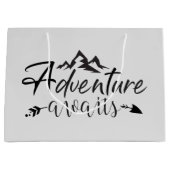 het leuke avontuur wacht op woordkunst  groot cadeauzakje (Voorkant)