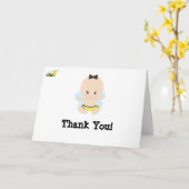 *~* het leuke Baby shower van de JONGEN van de Bij Kaart (Gele Bloem)