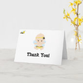 *~* het leuke Baby shower van het Meisje van de Kaart (Gele Bloem)