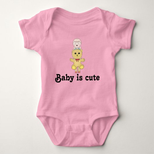Het leuke baby T-shirt (Voorkant)