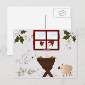 Het leuke Briefkaart van Kerstmis (Voorkant / Achterkant)