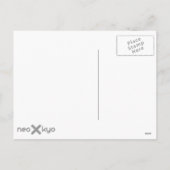 Het leuke briefkaart van Kerstmis van de Kat (Achterkant)