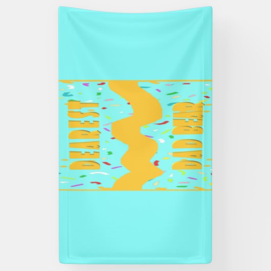 Het leuke design van het Beer van de beste vader h Spandoek (Verticaal)