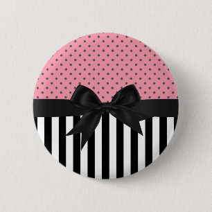 Het leuke elegante trendy patroon van ronde button 5,7 cm