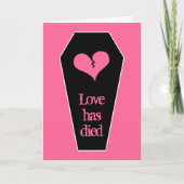 Het leuke gebroken hart van de antiValentijnsdag Feestdagen Kaart (Voorkant)