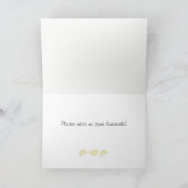 Het leuke geschilderde wenskaart van de kaart (Binnen)