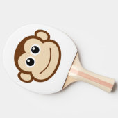 Het leuke Gezicht van de Aap van het Baby Tafeltennisbatje (Zijkant)