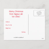 Het leuke/Grappige Cliënt van de van het Bedrijfs Feestdagenkaart (Achterkant)