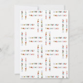 Het leuke Kleurrijke Seizoen van de Vakantie van Feestdagenkaart (Voorkant)