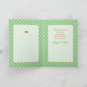 Het Leuke Kuiken van de Eerste Pasen van de baby Feestdagen Kaart (Binnen)