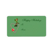 Het leuke Label van de Gift van de Vakantie van he (Voorkant)