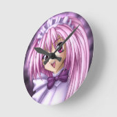 Het leuke Meisje van het Meisje Anime Ronde Klok (Hoek)