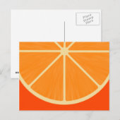 Het leuke Oranje Briefkaart van sSlice (Voorkant / Achterkant)