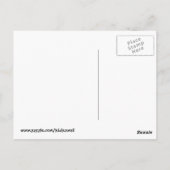 Het leuke Oranje Briefkaart van sSlice (Achterkant)