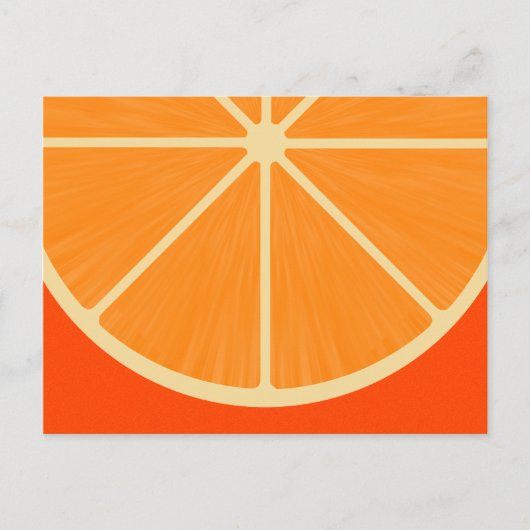 Het leuke Oranje Briefkaart van sSlice (Voorkant)