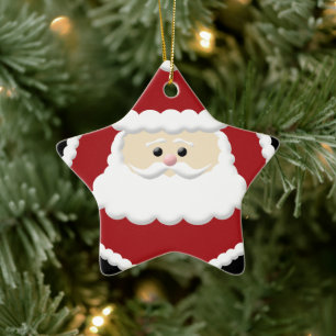 Het leuke Ornament van de Kerstman van de Cartoon