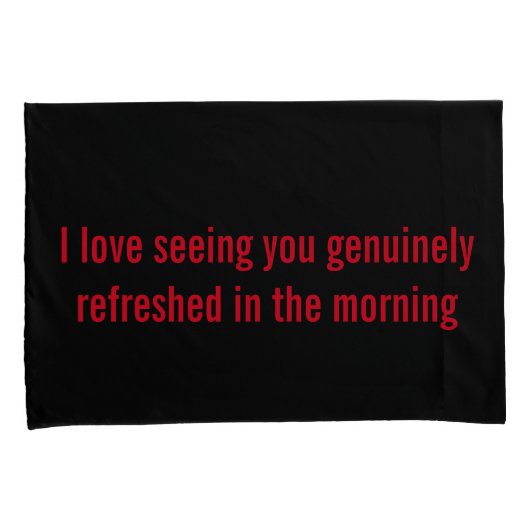 Het leuke Paar van het Gezegde Kussenslopen, Kussensloop (Voorkant-Rechts)