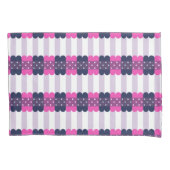 Het Leuke Paarse en Roze Patroon van Girly Kussensloop (Voorkant)