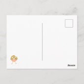 Het leuke Patroon van de Doughnut Briefkaart (Achterkant)