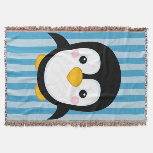 Het leuke Patroon van de Strepen van het Ontwerp Deken (Voorkant)