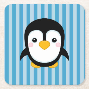 Het leuke Patroon van de Strepen van het Ontwerp Kartonnen Onderzetters