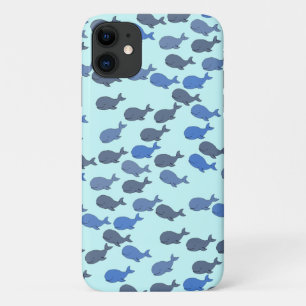 Het leuke patroon van de walvis iPhone 11 hoesje