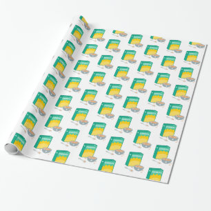 Het leuke Patroon van het Graangewas Cadeaupapier