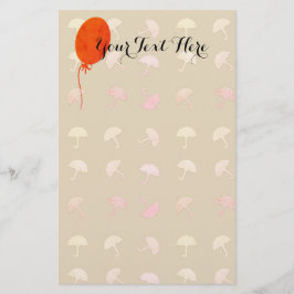 Het leuke Rode Kind van het Baby van de Partij van Briefpapier