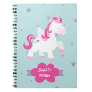 Het leuke Roze Gepersonaliseerde Magische Notitieboek