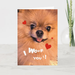 Het leuke Schattige Liefje Valentijn van Feestdagen Kaart