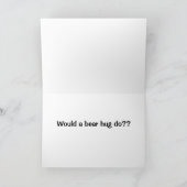 Het leuke Spreken draagt dankt u Bedankkaart (Binnen)