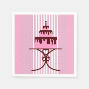 Het leuke theekransje van de cakesmiddag servet