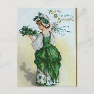 Het leuke vintage briefkaart van de Dag van